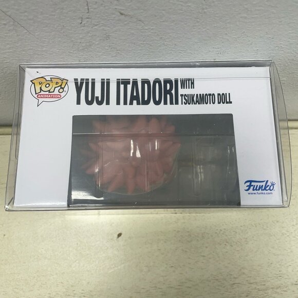 NIB Funko Pop Animation Jujutsu Kaisen - Yuji Itadori with Tsukamoto Doll #1117 - Picture 7 of 10